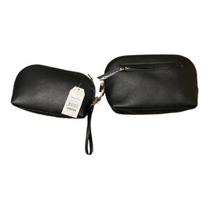 NWT  Set of Clutch Bags / Travel Bags/ Grab n Go. Small 6X9X2   large 7X12X3